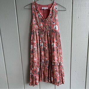 Emerson Fry India Collection Angel Dress Chelsey Floral Pink Organic Cotton XS/S